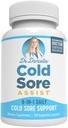 Nejlepší Cold Sore dodatek s Lysin a Lemon Balm - Dr. Danielle Cold Sore Assist - 120 Kapsle