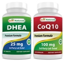 Nejlepší Naturals DHEA 100mg & COQ10 100 mg