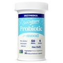 Enzymedica SubCulture Probiotics for Mood, Stress, & Sleep, 50 Miliardy CFU, Promotes Relaxation, Imunitation + Digestive Health & Regularity, 30 Počet