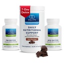 Equilife Dr. Cabral Detox, 7 Day Program s rostlinným proteinem, Vitamíny, aminokyseliny, a minerály na podporu plné tělesné rovnováhy, strava náhradní prášek, Vegan, gluten zdarma, Čokoláda, 14 Služeb