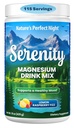 Nature 's Perfect Night CLAS124; Serenity Magnesium Drink Mix Powder 124; Anti- Stress CLAS124; Gluten Free CLAS124; Vegan CLAS124; Non- GMO CLAS124; Sugar- Free CLAS124; Podporuje relaxaci, spánek, srdce, kosti, a Nerve Health CLAS124; 15 oz