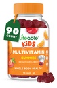 Vitamíny A, C, D, E, B6, B12, zinek, biotin, kyselina listová, jód, niacin 12, pro celkové zdraví těla 124; 90 Gummies