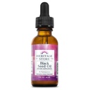 HERITAGE STORE Black Seed Oil w / 3% Thymoquinone, Omega 6 9 - Nigella Sativa Liquid Oil, Cold Pressed from Black Seeds, Joints, Digestion and Imunitary Support, Vegan, 60- Day Garance, 30 Serv, 1 fl oz