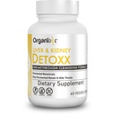 Organixx Ledviny a Játra Support Cleanse Dodatek, Mléko Thistle Reishi Bylinné Formule pro stravitelné zdraví, Ledviny a Játra Zdraví, Spánek & Energie Podpora, Gluten Free, Non GMO, 60 Vegetariánské kapsle