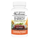 Hostitelská obrana MycoBotanicals Energy * Kapsle - Energetika a Respirační podpora Dodatek - Bylinné zelené čajové kapsle - Respirační dodatek s Cordyceps, Reishi & Chaga - 60 Kapsle (30 Služebních) *