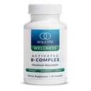 Equilife Activated B Complex, Super B Complex Dietní dodatek s Biotin, Inositol, B12 & B6, Choline & Folát na podporu energie & vlasy, kůže, hřebíček zdraví, gluten zdarma, Vegan, non GMO, 60 Kapsle