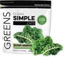 Čisté jednoduché jí super zelené prášek, přirozeně ochucené zelené prášek s Chlorella, Spirulina, Superfoods & Prebiotic Fiber, Žádné umělé přísady, Lepek zdarma, Classic Green Flavor, 30 Srvgs