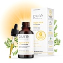 Čistá TheraPro Rx Vegan A- D- K Drops-6 Mon Supply- Vitamin A (Palmitát & Betakaroten), Liposomální vitamin D3 (jako vegan cholekalciferol), Liposomální vitamin K2 (MK-4 & MK-7) Podporuje imunitu a kostní zdraví - 20ml