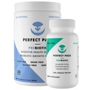 Perfect PASS Prebiotika a probiotika pro stravitelné zdraví, kapsle a prášek doplněk Bundle pro dospělé, přírodní Bacillus Strains s PHGG pro Gut a trávicí wellness