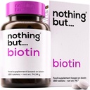 Biotin Tablety pro růst vlasů 10000 mcg - Biotin Hair Growth Vitamíny pro vypadávání vlasů - Biotin vlasy, kůže a nehty Vitamíny pro ženy a muže - Metabolismus Supplement - 180 Vegan Tablety