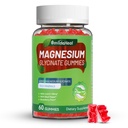 Glycinát hořečnatý 600 mg pro ženy a muže, s magnesium- L-Threonátem 300mg, CoQ10 a Black Pepper, Vegan (60 Počet)