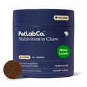 PetLab Co. 22 in 1 Dog Multivitamin - Support Dog 's Imunitary Response, Skin, Coat, Joints & Celkove zdraví - Vitamíny A, E, D, B12, Minerály, Antioxidanty - Žvýkací pork Flavor - Balení May Vars