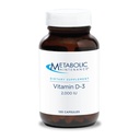 Metabolická údržba Vitamin D-3 2000 IU - Superior Absorpce D3 s vitaminem C - Kostní, imunitní, Mood + Kardiovaskulární Supplementary Supplementary Supplementary, No Filler (120 Kapsle)