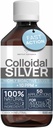 Koloidní stříbro Liquid 8 fl oz 10 PPM - Bioaktivní Hydrosol Silver Voda - Přírodní imunitní podpora Nano Sol doplněk řešení - Kvalita iontové minerály - Organic Structured Silver