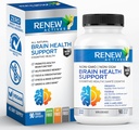 Reew Actives Brain Health Support - Bacopa 300MG, Ginkgo 100MG, Lion 's Mane 200MG per 2 Capsules - Podporuje kognitivní zdraví, vylepšené paměti, podporuje soustředění a nálady - Made in Canada - 90 Kapsle
