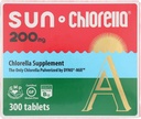 SUN CHLORELLA - Chlorella dodatek, vitamin- obohacené a vegan- Friendly tablety (200 Mg - 300 ct)