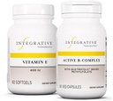 Integrační terapeutika Bundle s aktivní B- Complex, 60 Kapsle & Vitamin E, 60 Softgels - Aktivní B- Complex na podporu energie metabolismus * - Vitamin E na podporu zdraví a antioxidační aktivity *