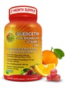 Quercetin s bromelainovým vitaminem C a zinkem obohacený o organické potraviny - 1215mg na jedno podání - Quercetin Phytosome 500mg Kapsle s Ginger a Flavonoidy pro imunitní podporu - 120 Počet