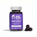 Baby Blues Berry Boost pro matky, Imunita Elderberry Gummies Imunitní Supplement s vitamínem C a zinkem pro dospělé, Non- GMO imunitní systém Vitamíny Booster Vegan Gluten zdarma Gummies, 60ks