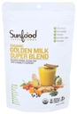 Sunfoods Golden Milk Super Blend - Superfood Golden Milk, Turmeric Powder, Superfoods with Turmeric and Ginger, Black Pepper, Cinnamon & Cardamom, Turmeric Latte Powder, Vegan, USDA Organic - 6 oz