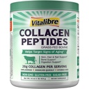 Bovine Collagen Peptides prášek pro ženy a muže, Grass- Fed hydrolyzované kolagen protein typu I & III, kůže, vlasy, nehty, kosti, trávení, bez příchutí, Non- GMO, Keto & GF, 22 Služeb, 16oz