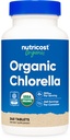 Nutricost Organic Chlorella 500mg, 240 tablet - Gluten Free, Non- GMO