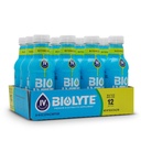 BIOLYTE Electrolyte Drink - Doctor- Disponovaný Hydratační nápoj, Elektrolyty Voda, Chemoterapie musí mít pro ženy a muže, Rehydratace IV tekutina v láhvi - Meloun, 16 Fl Oz (12 Pack)