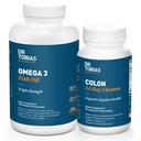 Dr. Tobias Omega 3 Fish Oil a Colon 14 Day Cleanse pro zlepšení trávení a celkové zdraví