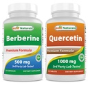 Nejlepší Naturals Berberine 500 m & Quercetin 1000 mg
