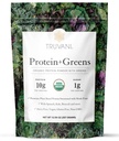 Truvani Protein + Zelený dodatek CLAS124; Špenát, Kale & Brokolice CLAS124; 10g Protein na bázi organických rostlin CLAS124; 20 Servings CLAS124; USDA Organic CLAS124; Gluten & Dairy Free CLAS124; Vegan CLAS124; No Add Sugar