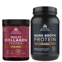 Antický nutriční vícekolagenový proteinový prášek, čokoláda, 40 porcí + prášek z kostní dřeně, čokoláda, 40 porcí