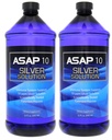 American Biotech Labs ASAP 10 PPM Silver Sol Imunitary System Support CLAS124; 2 Pack of 32 Oz Totalling 64 Oz
