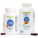 Core Med Science Liposomální vitamin B- Complex & Vitamin C 1000mg Soft Gels Bundle for Heart Health & Imunitary System