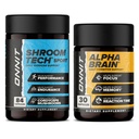 ONNIT Premium Alfa Brain Bundle - Nootropic Brain Supplement (30 Count) for Focus, Concentration & Memory + Shroom Tech Sport for Working, Energy & Cardicular Performance (84 Count)