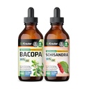 BIO KRAUTER Bacopa tinktura 4 Fl. Oz. & Schisandra tinktura 4 Fl. Oz.