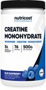 Nutricost Creatin Monohydrát Prášek (modrá Malina), 500 Grams (1.1 LBS)