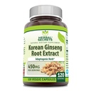 Bylinné tajemství Korean Ginseng Root Extract 120 Veggie Kapsle dodatek 124; Non- GMO CLANE124; Gluten Free CLANE124; Made in USA