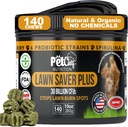 Pet Chef Lawn Saver, Soft Chew, Vegan Bacon! Psí moč Yard Burn Stopper. Staví Yards, chrání rostlinnou škodu a pomáhá růst zpět Yards. Prevents Yard Pee Damage
