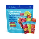 Hydrant - Hydratační prášek Variety Pack, 30 Individuální Instant Electrolyte Rehydratační balíčky - Nízký cukr nápoj Mix pro denní použití, Cestování a cvičení