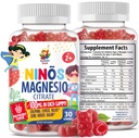 Žvýkací gumy hořčíku pro děti a dospělé - 100mg - Klidná žvýkačka hořčíku - Magnesium Citrát Žvýkací doplněk pro nádech a svalovou podporu - 30 Žvýkaček