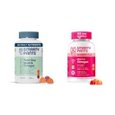 SmartyPants Women 's and Teen Guy Multivitamin Gummies Bundle: Omega 3 (DHA / EPA), Methylfolát, CoQ10, Vitamin D3, C, Vitamin B12, B6, Vitamin A, K & Zinek, Gluten zdarma (30 denní dodávka)