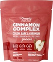 Sugar- Free Ceylon Skořice Komplex Gummies Apple Skořice Flavor 124; Imunitní podpora & Antioxidant doplňky 124; 2000mg Skořice Komplex s chromiem CLANE124; Vegan, Non- GMO, gluten- Free CLANE124; 60ct