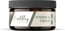 Earthley Wellness Vitamin D Cream, Natural Topical Vitamin D s vitamíny A, D, & K2, Heart Health, Skin Health, and Těhotenství, Cod Játra Oil Base (4 oz, Vitamin D Cream)
