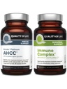 Kvalita života AHCC Kinoko Platinum Houba Extrakt a Immuno Komplex s vitaminem C - Ultimate Immune Support Bundle