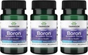 Swanson Boron z Albionu - Boroganský Glycin dodatek podporující společné zdraví a zdraví kostí - Vysoký absorpční vzorec Může podporovat celkovou rovnováhu - (60 kapslí, 6mg každý) (3 balení)