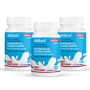 Milkaid Lactase Enzyme Chewable Tablets for Lactosa Intolerance Relief CLAS124; Prevents Gas, Bloating & Diarhea CLAS124; Fast acting Dairy Digestive Supplement (360 Tablety, Malina)