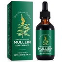 Mullein Drops for Lungs, Mullein Leaf Extract with Chlorofyl, Mullein Leaf Extract for Lung Cleanse and Respirační podpora