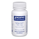 Čistá enkapsulace NSK- SD - 100 mg Nattokinázy - pro normální cirkulaci krve - podporuje fibrinolytickou aktivitu * - Gluten Free & Non- GMO - 60 Kapsle