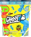 GHOST Hydratační balíčky, Sur Patch Kids Blue Raspberry, 12 Sticks, Electrolyte Powder - Nápoj Mix s hořčíkem, draslík, vápník, vitamín C - Vegan, bez soli, cukr a gluten
