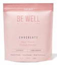 Be Well by Kelly Chocolate Plant- Based Protein Powder, Vegan 21G Protein 9G Fiber 1 NetCarb (3 ingredience, 20 Servings) 9 Amino Acids 3 BCAAs No Soy, No Dairy, Stevia- Free No Sugar Add 1.85lb 840g